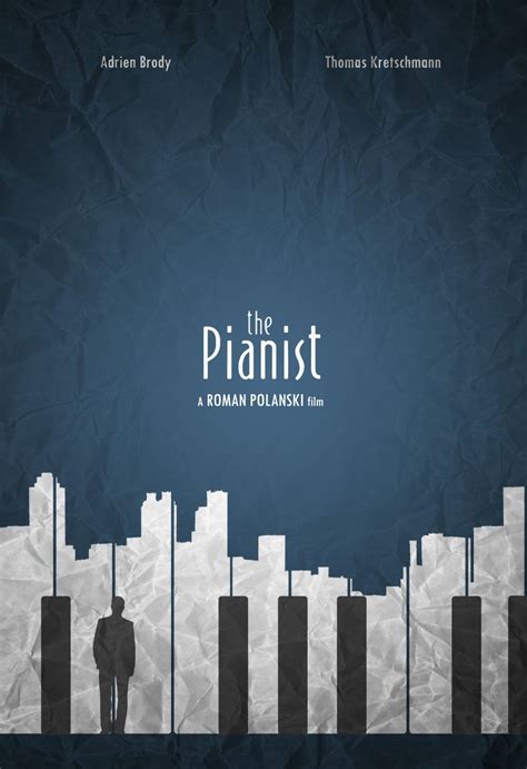 The pianist - Minimalist Version | Graphic poster, Graphic design posters, Movie posters minimalist