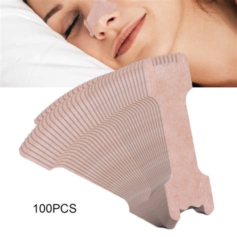 OTVIAP 100Pcs Anti Snoring Nasal Strips Help Breathing Stop Snore Healthy Sleeping Nasal Strips ...