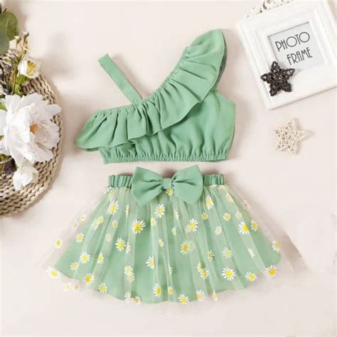 Kids Skirt Top Set at Rs 180/piece | Surat | ID: 2851278370962