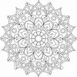 Flower Mandala Printable Coloring Page  Etsy Canada sketch template
