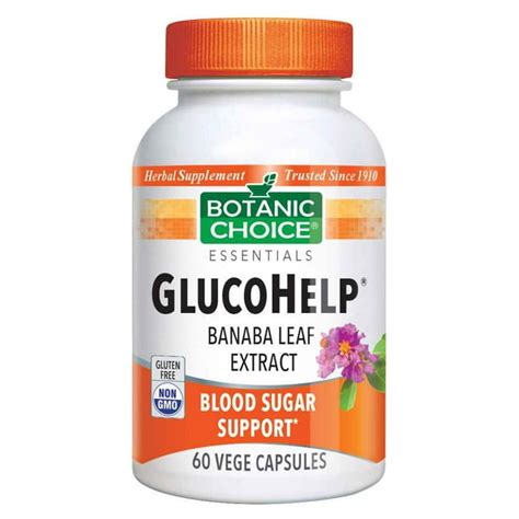 Botanic Choice GlucoHelp (Banaba Extract),60 Capsules - Walmart.com - Walmart.com