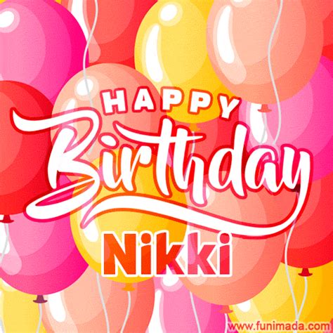 Happy Birthday Nikki GIFs - Download on Funimada.com