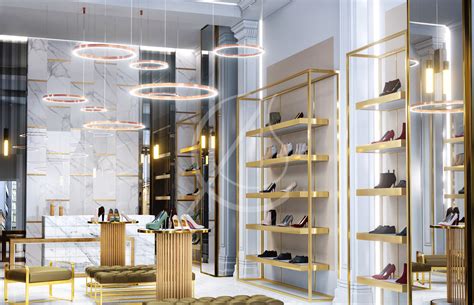 Gallery of Luxury Shoe Store Design | Comelite Architecture Structure ...