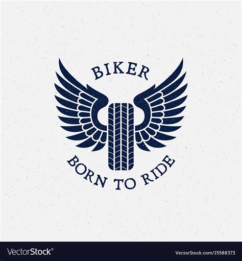 Born to ride label Royalty Free Vector Image - VectorStock