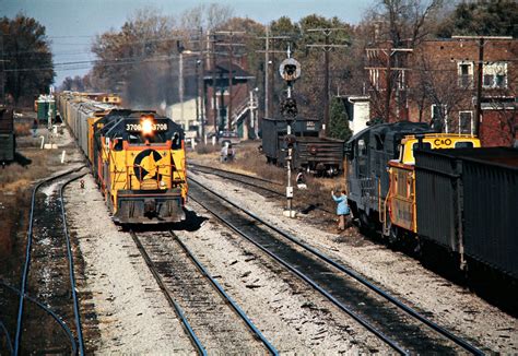 C&O, Carleton, Michigan, 1976 | Railroad photography, Train photography ...