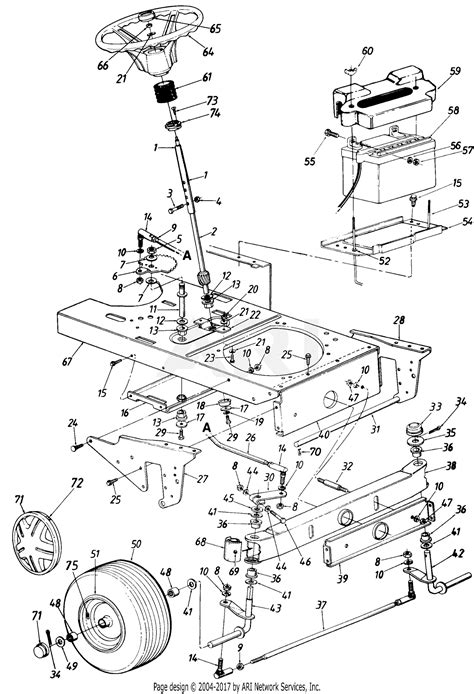 MTD Lowe's Mdl 140-848H062/95199 Parts Diagram for Parts