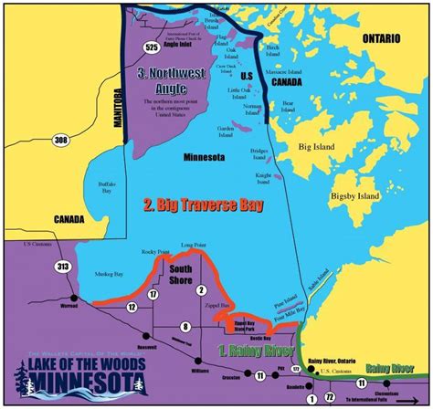 The Northernmost Point Marker at the NW Angle of Lake of the Woods MN - Lake of the Woods