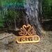 Swan Heart Forever Wood Carving Celtic Knot of Love and Marriage Double ...