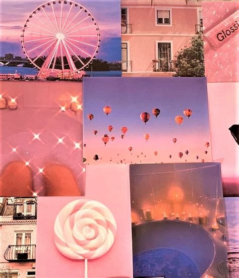 Pink Aesthetic Pretty Retro Wall Collage Kit VSCO Vintage Room | Etsy