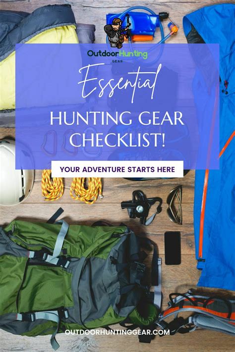 Essential Hunting Gear Checklist: Everything You Need for a Successful Hunt! - Outdoor Hunting Gear