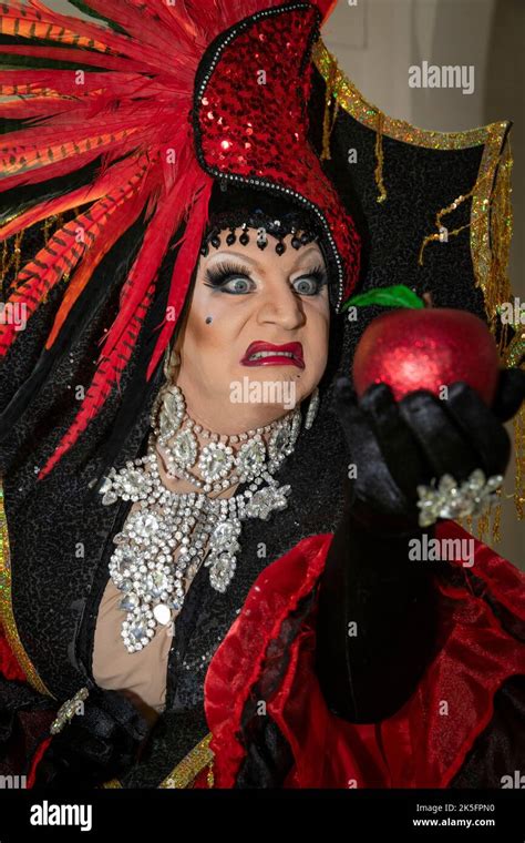 Myra Dubois from Britains Got Talent at the launch of Snow White pantomime 2022, Leigh-on-Sea ...