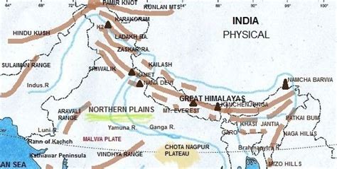 Purvanchal Himalayas | India world map, Geography lessons, Geography map