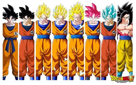 Goku All Forms Wallpapers - Wallpaper Cave