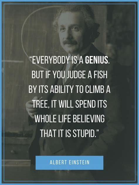 Albert Einstein Fish Quote - ShortQuotes.cc