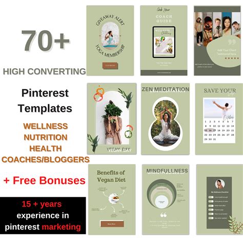 Pinterest Templates for Canva Pinterest Template Canva - Etsy