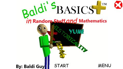 Baldi's Basics Plus in Randomness and maths [Baldi's Basics] [Mods]