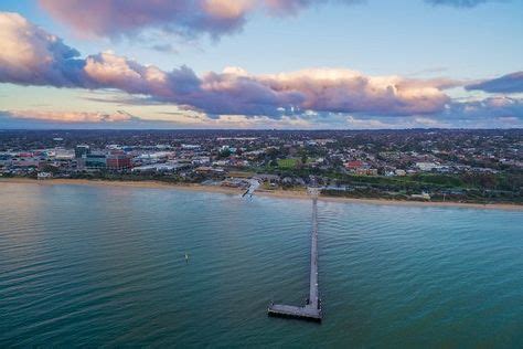 Aerial view of Frankston Pier by Australia Aerial Photo on @creativemarket