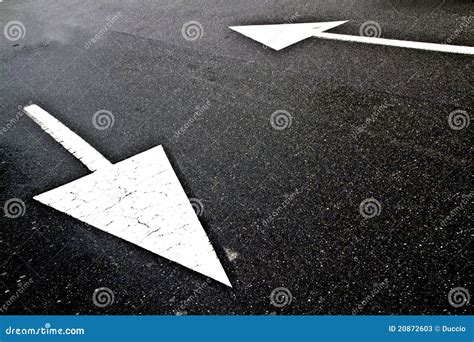 Road Marking Arrows Stock Photos - Image: 20872603