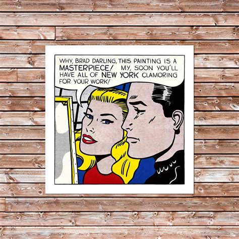 Roy Lichtenstein Masterpiece 1962 HD print on | Etsy