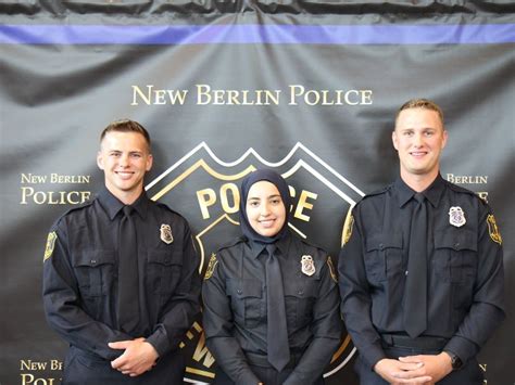 New Berlin Police Swears In Three New Officers | New Berlin, WI Patch