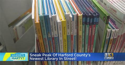 Where's Marty? Visiting Harford County's newest library - CBS Baltimore