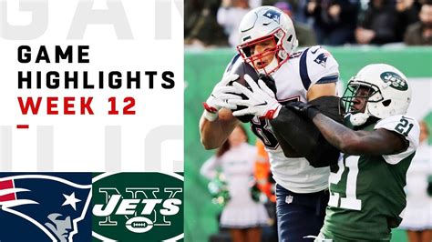 Patriots vs. Jets Week 12 Highlights | NFL 2018 - YouTube