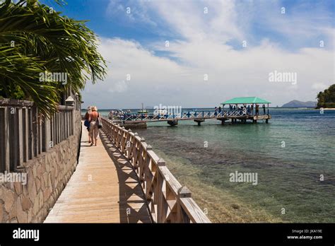 St. Vincent and the Grenadines, St. Vincent, Villa Beach Stock Photo ...