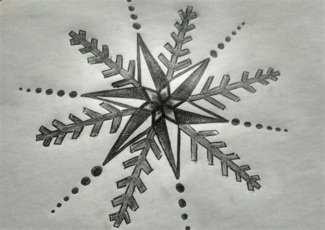 *Snowflake* | Pencil drawings, Painting crafts, Drawings