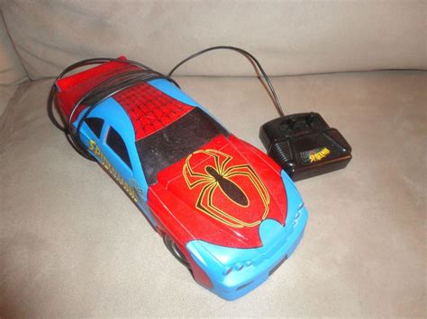 Marvel Spider-Man remote control wired car toy 2003 find me at www.dandeepop.com | Marvel ...