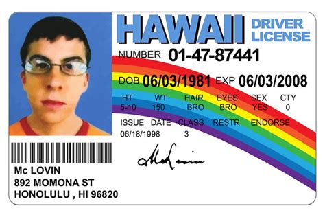 SuperBad // McLovin ID card :D #stonerflicks | Filmposters, Capibara, Muur