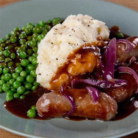 Best Sausage & Mash with Onion Gravy Recipe | Schwartz