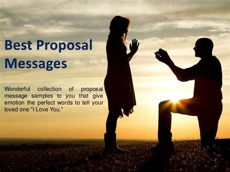 Best Love Proposal Messages