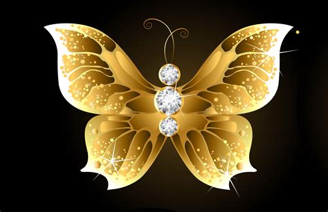 Gold Butterfly Wallpapers - Top Free Gold Butterfly Backgrounds ...