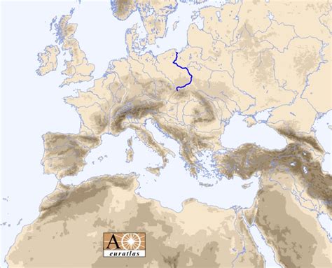 Europe Atlas: the Rivers of Europe and Mediterranean Basin - Vistula