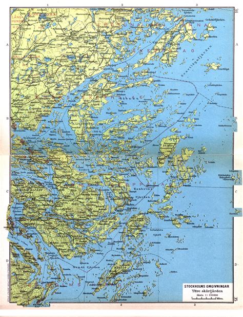 Sweden Islands Map