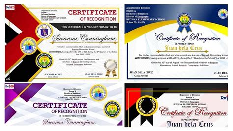 CERTIFICATES Editable Templates FREE Download | Awards certificates template, Certificate of ...