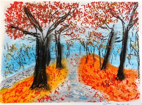 We are still officially in the season of autumn....and some recent artwork by our residents ...