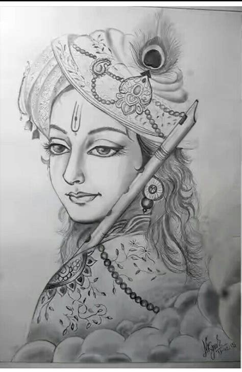 Pin by KishoriSrinath on Krishna | Art drawings sketches, Art drawings sketches simple, Art ...