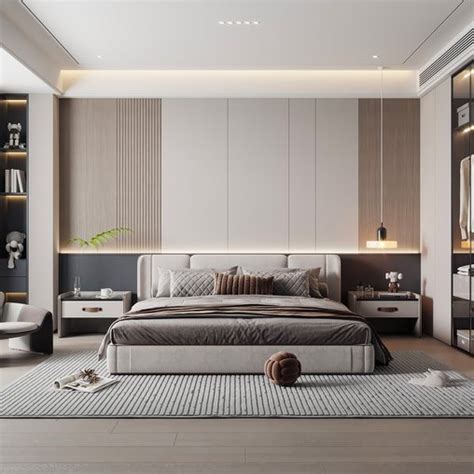 Modern bedroom 3d model Buy Download 3dbrute