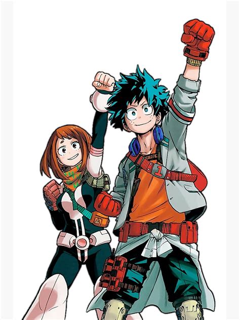 "my hero academia merch design anime " Poster for Sale by stickerplane ...