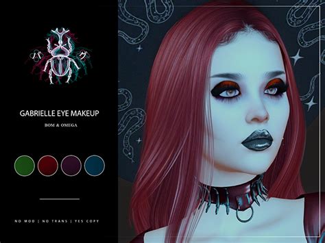 Second Life Marketplace - -BUG- Gabrielle Eye Makeup PURPLE [BoM] & OMEGA