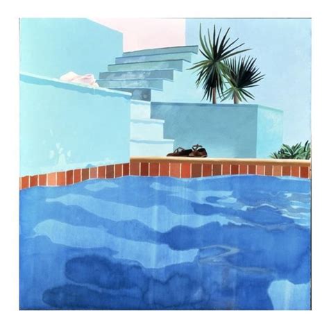 Swimming Pool By House, Davidhockneyy, Original Canvas Art, Without Frame in 2021 | David ...