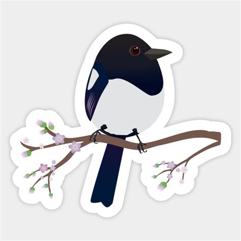 Cute Egg Shaped Magpie Sticker | Cute egg, Cute, Custom stickers