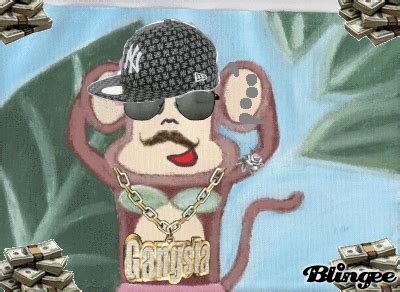 Gangster Monkey Picture #73547634 | Blingee.com