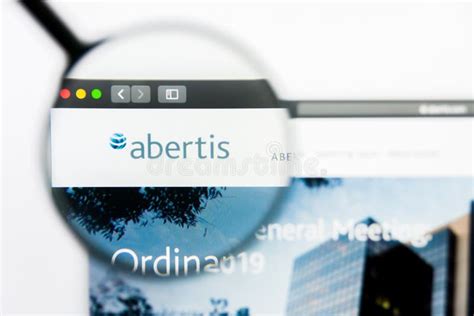 Abertis Logo on Abertis Bulding Editorial Stock Photo - Image of editorial, spain: 146069703