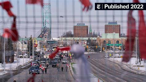 Canada Covid Protest: Automakers Are Hobbled by Blockades at U.S ...