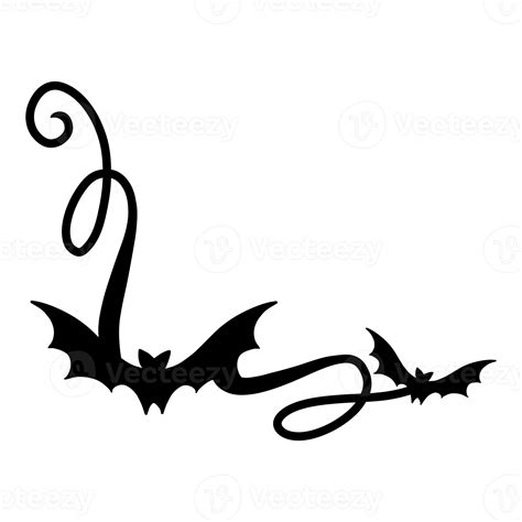 Halloween Bat Border 14967846 PNG