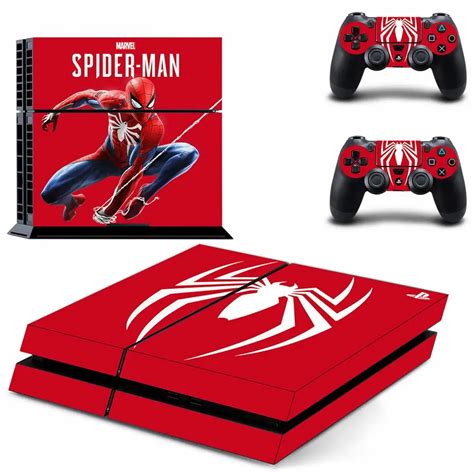 Spiderman Spider-man PS4 Skin Sticker Decal for Sony Dualshock ...