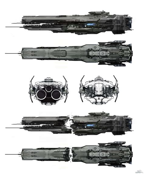 ArtStation - halo 4 - Forward Unto Dawn concept - 2011, sparth . | Halo ...