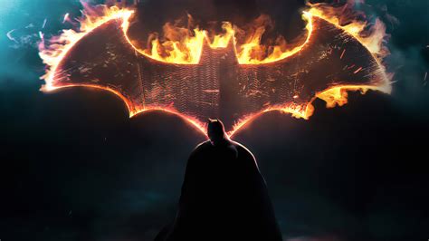 Batman Fire Rise Logo Hd Superheroes 4k Wallpapers Images Images
